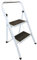 HH Home Hut 2 Step Ladder - Compact Folding Step Stool for Kitchen, Garage Handle Rail Non Slip Small Two-Step Ladder with Fold Away Steps