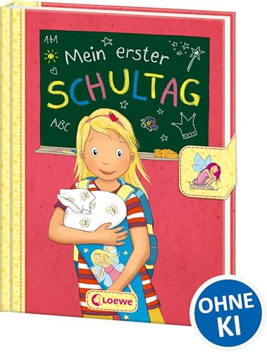 Mein erster Schultag - Feen: Eintragbuch zur Einschulung für Mädchen - Erinnerungsbuch zum Schulstart - Geschenke für die Schultüte (Eintragbücher)