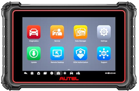 Autel Scanner MaxiCOM MK900: 2026 Same as MK900BT Bi-Directional Scan Tool w/40+ Service, 8in Up of MK808S MK808BT Pro MX808S MK808Z, 3000+ Active Tests, DoIP CAN FD, All System Scan, FCA& SFD