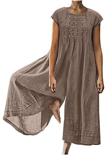 tsaChick Jogginghose Damen Grau Hippie Hose Damen Hohe Taille Rustikal Overalls Weite Slim Lounge Lange Hosenbunderweiterung Damen Leinen Weitem Bein Cargohose Damen Baggy Camouflage Pull On