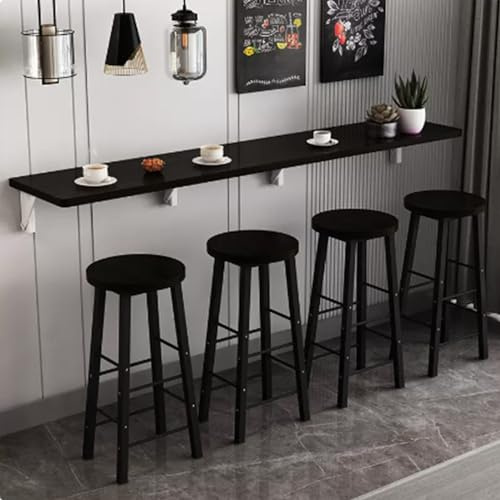 Folding Wall Dining Table - Hanging Desk for Kitchen Bar - Wall Mounted