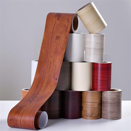 GQQGSHOP 10 mètres Sticker Mural 3D Bordures de Papier Peint Auto-adhésives, Autocollantes for Décoration Murale, Bordures Adhésives Imperméables for Cuisine, Salle de Bain(Q,10cm(W) X10meters(L))