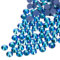 QUARKZMAN 1440 Piezas de Piedras de Estrás Hotfix de Cristal para Manualidades Ropa Decoración DIY (SS16 4mm, Azul Oscuro Brillante)