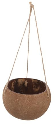 Cabilock Fioriera Sospesa in Di Cocco Naturale Vaso Per Piante Con Da Appesa Portavasi Per Esterni e Decorazioni Per Piante Per Balconi e Spazi