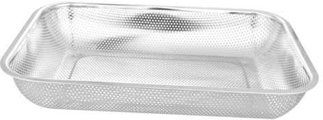 TIDTALEO Panier Égouttoir Acier Inoxydable Passoire Drain Basket Multi-usage Pour Cuisine Maison Lavage Et Égouttage Fruits Légumes Et Riz Résistant Et Pratique