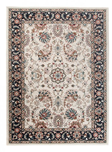 Carpeto Orientteppich Teppich Creme 200 x 300 cm Ornamente Muster Emirat Kollektion