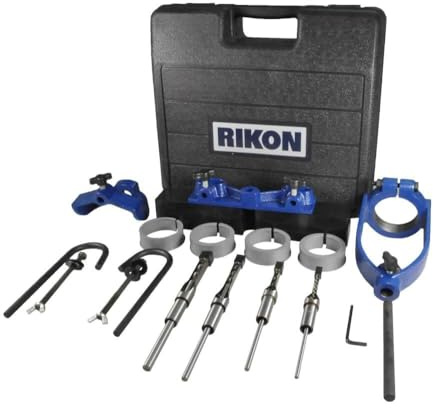 Rikon Morticing Attachment with Chisels Fits 13 in. 17 in. 20 in. 34 in. Drill Presses