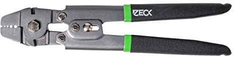 ZECK Crimping Pliers 26cm - Klemmhülsenzange für Quetschhülsen, Angelzange für Klemmhülsen, Zange für Wallervorfächer & Rigs