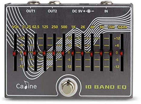 Caline CP-81 »10-Band Graphic EQ« Equalizer | Boden-Effektgerät