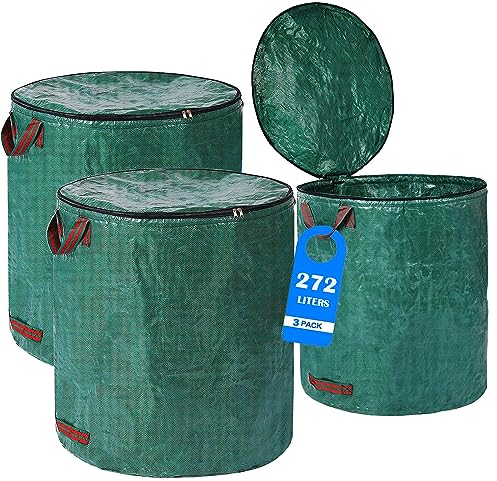 HASA zone 3er Gartensack Set mit Deckel 272L