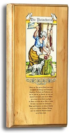 La macellaio in legno di pino cembro Arve 339