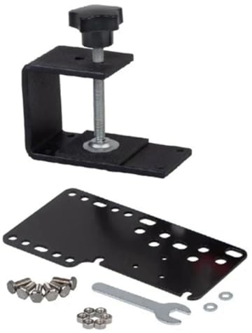 Rordigo Soporte de Freno de Mano USB de Metal Negro SIM Racing Game Placa Fija + Soporte para Freno de Mano