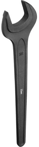 sourcing map Single Open Ended Spanner Wrench, 32mm, Thicken CR-V Steel Open End Wrench Tool for for Automotive Repair and Furniture Assembly, Black