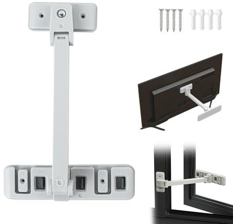 TV Kippsicherung, Kippsicherung Möbel TV-Sicherheitsgurte, Möbel Kippsicherung Ohne Bohren für Kinder- Und Babyschutz Um Vorwärts Oder RüCkwärts Kippen zu Verhindern für TV, Schrank