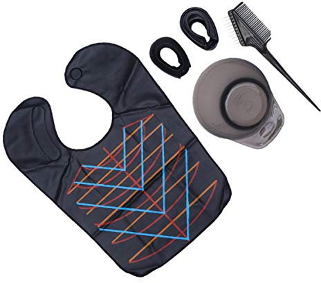 TOVINANNA Herramientas Para Teñir El Cabello Cuenco Para Mezclar Color Peine De Dientes Finos Gorros Orejas y Protectora Para Uso Salón o Casa