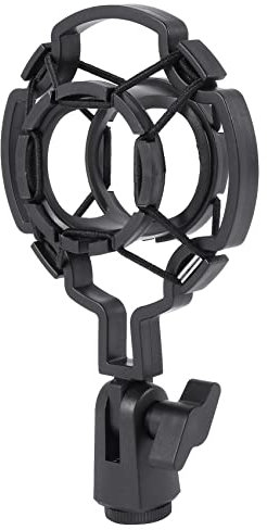 Asyduey Universal Professional Condenser Microphone Mic Shock Mount Holder Studio Recording Bracket For Large Diaphram Mic Clip