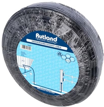 Essentials Underground/Leadout Cable (1.6mm, 6mm, 10m) Double-Insulated with Galvanized Steel Wire Core