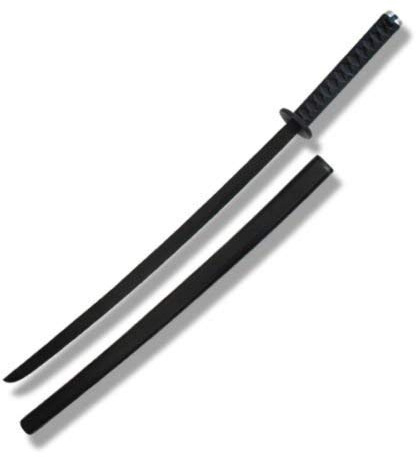 Playwell in Legno Incordata Bokken con Fodero - Nera Quercia