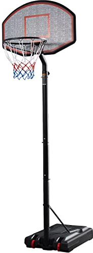Yaheetech Basketballständer Höhenverstellbar Basketballkorb mit Rollen Basketballanlage Korbanlage mit Wasser oder Sand befüllbar