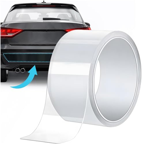 PRINT.GG Film de Protection de Peinture - pour Voitures, Motos, Vélos - Film Transparent Autocollant - Protection Cadre VTT - 20x100cm