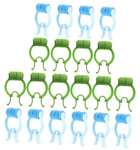 BCOATH 20piezas Clips Para Respiración Mejorada Pinzas Para Corrección De Nariz Uso Doméstico Duraderos y Fáciles De Usar Azul y Verde