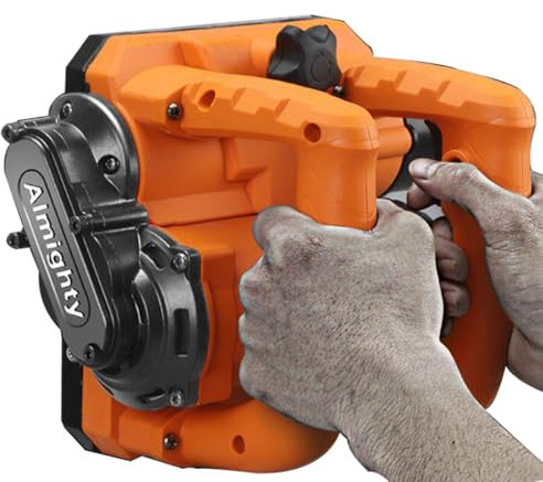 Raboteuse murale électrique, grattoir à peinture, outils de décapage de mastic et de ciment, raboteuse murale pour rénovation de murs, pour murs, plafonds et sols intérieurs et extérieurs,5800W