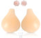 Sticky Bra Push Up Strapless Adhesive Stick On Bra for Women, Invisible Silicone Inserts with 3 Clasps & 2 Nipple Pads, Front Fastening for Backless Dress, Party, Wedding (White skin color, A-B cup)