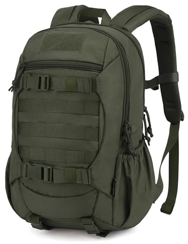 Mardingtop 18L Zaino tattico da trekking, zaino da trekking, per campeggio, escursionismo, viaggi, 18L verde militare