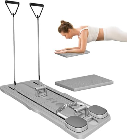 Fitness Mageboard | Foldbar Pilatesreformbräda | Magträningsredskap Med Automatisk Återhämtning Förtjockade Armbågsstöddynor För Ryggmuskler Kärnstyrketräning