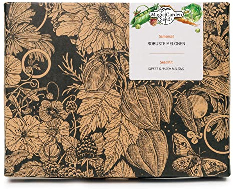 Robusta meloner – presentset för frön med 4 saftig-söta sorter för hemmaträdgården, elegant i svalare klimat