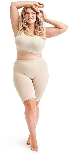 All Woman Culotte longue anti-frottement grande taille (1 paire), beige, 24-28