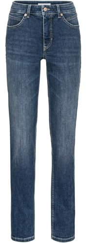 Mac - Damen 5-Pocket Jeans, Melanie (5040-97-0380L), Größe:W42, Länge:L34, Farbe:Simple wash (D586)
