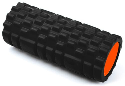 G5 HT SPORT Rodillo Masajeador de Goma Pluma EVA Foam Roller para Entrenamiento Rehabilitativo [Más Coloraciones] Automasaje Muscular Ideal para Fisioterapia Gimnasio Yoga Pilates (negro)