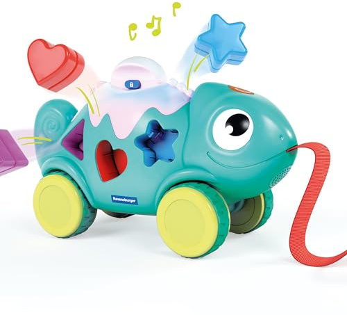 Ravensburger Play+ 4-in-1 Chameleon Colour & Shape Sorter for 1 year old - Baby Toy - Toys for 1 Year Old - Toddler Toys - Baby Sensory Toys
