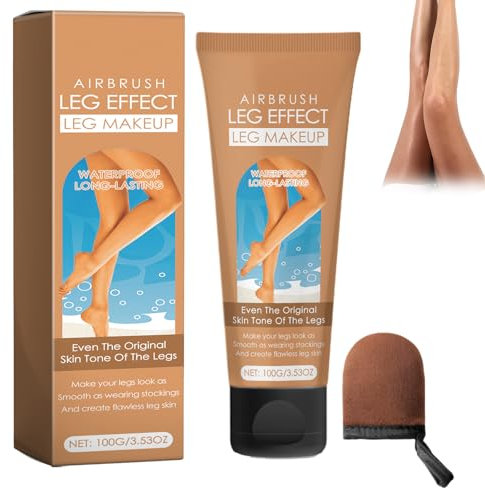 Crema Autoabbronzante Lozione Abbronzante Naturale Crema Autoabbronzante Senza Sole Con Un Guanto Autobronzante, Per Viso Corpo Gambe Braccia (Wheat)