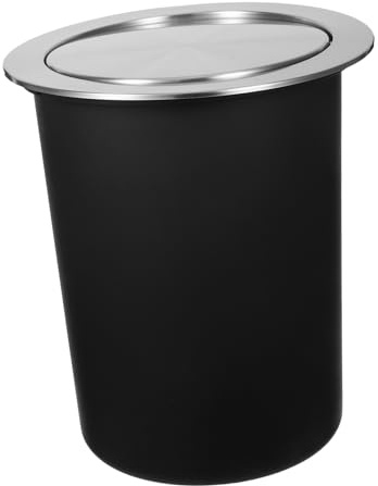 Cabilock Bote De Basura De Cocina Cubo De Basura Con Tapa De Acero Inoxidable Papelera De Escritorio Gestión De Residuos De Alimentos Accesorio De Cocina