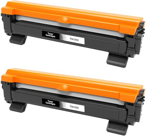 Veson Toner TN1050 Kompatibel für Brother TN-1050 TN1050 für Brother MFC-1910W DCP-1612W DCP-1610W DCP-1510 MFC-1810 HL-1110 HL-1210W DCP-1512 HL-1212W HL-1112 (2 Schwarz)