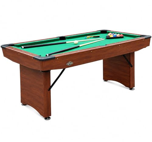 John West Zusammenklappbarer Pool Billardtisch 5ft Braun