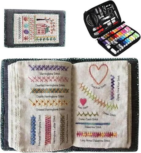 Générique Carnet De Broderie, Le Carnet De Broderie Adapté À Tous, Manuel De Broderies Créative | Convient Aux Débutants | Plus De 86 Techniques De Broderies | Artisanat À Domicile (1pcs)