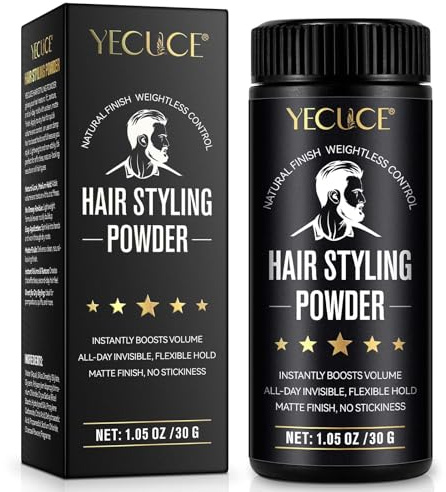 Volume Powder per capelli di uomini e donne 30gr, Polvere Capelli, Polvere per Attaccatura dei Capelli Hair Line Powder per Donne e Uomini, polvere per il sollevamento delle radici, Cipria Styling As
