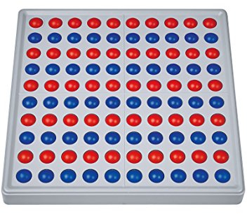 Abaco 100, rot / blau, Reihen - Mathematik Rechnen Lernen Zahlen Schule Kinder Schüler Unterricht Lehrmittel trainieren üben Übungen Rechenaufgaben ... Zahlenraum bis 100 mit dem genialen Dreh!)