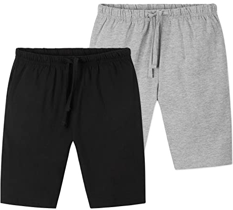 CityComfort Pantalon Pijama Niño Adolescente Pack de 2 Pantalones Cortos Niño Cintura Elástica Ropa de Casa Ideas de Regalos