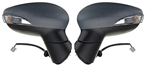 Gruppo specchietto retrovisore esterno per portiera auto con indicatore luminoso Pieghevole manuale lato sinistro destro adatto per Ford Fiesta 2009-2017 MK7 MK8 2008-2012-Right_Side