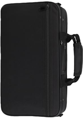 Clarinet Storage Case with Strap Black Foam Padded Thickened Oxford Cloth Sotrage Bag for Clarinet Musical Instruments Parts