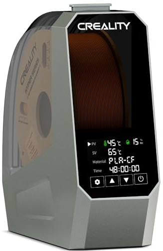 Creality Space Pi Filament Dryer Plus, Dual-Spool 3D Printer Filament Dryer Box with PTC Heater, 360° Fast Heating, Filament Dehydrator Storage Box with Fan for PLA PETG ABS Nylon PA TPU Material