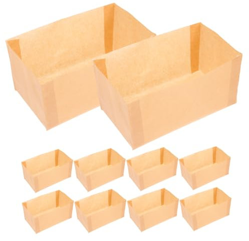 Alipis 50 Pezzi Di Carta Per La Cottura Del Pane Teglia Per Plumcake Pirottini Per Plumcake Carta Da Forno Antiaderente Forniture Per La Cottura Pirottini Per Teglie Per Il Pane