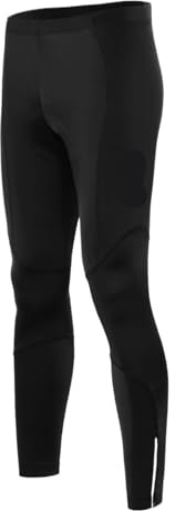 YUSUZH Pantalones De Ciclismo For Hombre, Equipo, Montar En Bicicleta Montaña, Largos Acolchados Y Transpirables Carretera para Hombre y Mujer(Black,L)