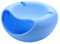 Rukauf - Ciotola per spuntini, noci, semi con supporto per cellulare, colore: Blu