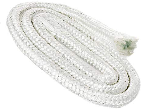NKlaus 5 m glasfiberveke rund Ø 11 mm för smältljus, spritlampa, oljelampa för renad lampolja, paraffinolja, permanent veke, trädgårdsfackla, fotogenlampa 1255