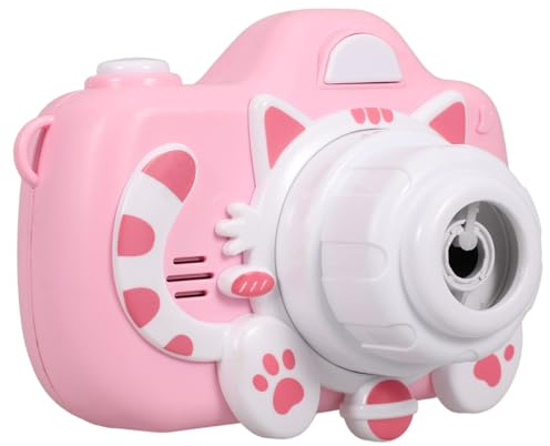1 Set di Fotocamera Bolle Macchina Fotografica per Bambini Piccoli Giocattoli per Bambini Giocattoli per Bambini Macchina per Fare Bolle Giocattolo Soffiatore Bolle Gatto Macchina per Bolle